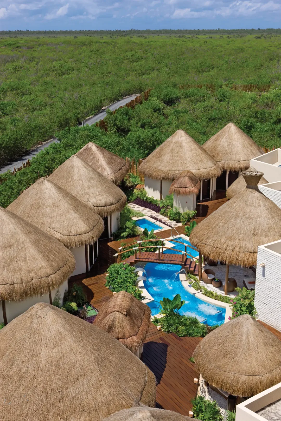 Dreams Riviera Cancun Resort and Spa - Spa Aerial View