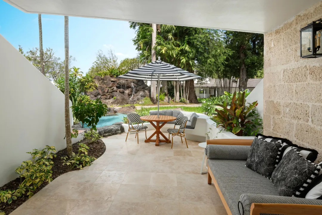 Colony-Club-Barbados-Luxury-Swim-up-room-Terrace