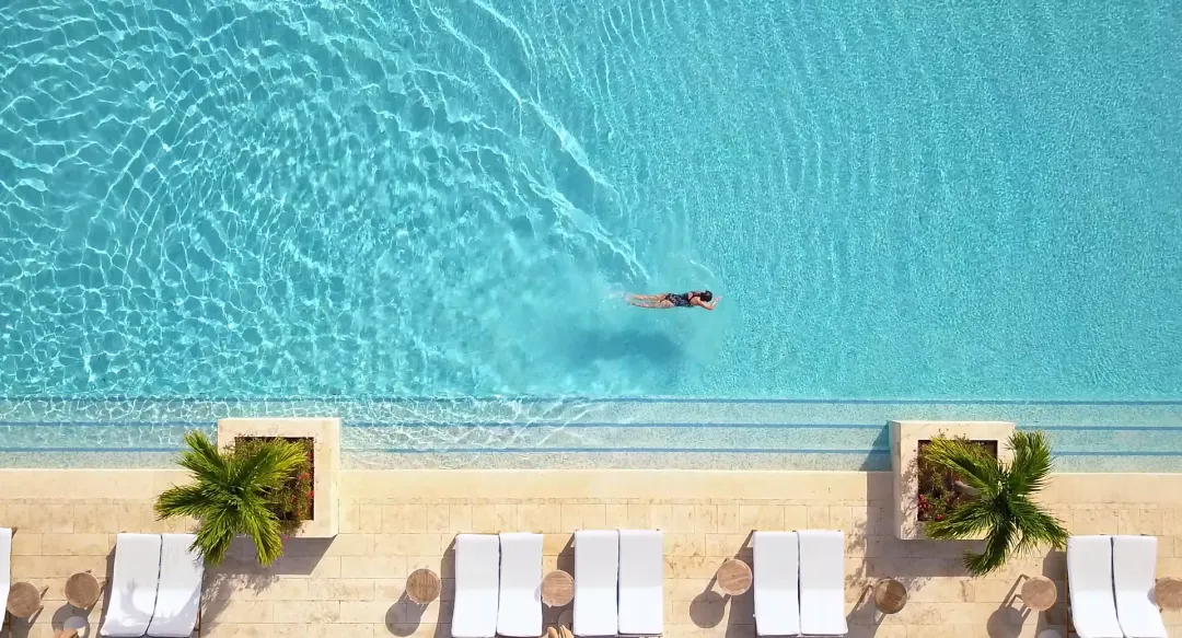 Fairmont Mayakoba - Pool Aerial View