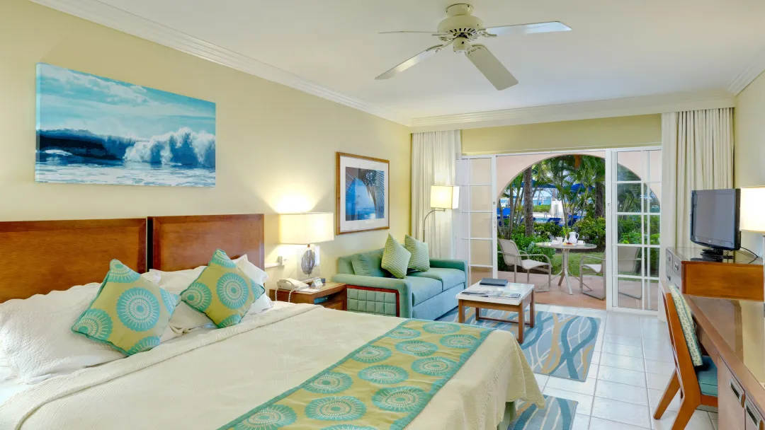 Turtle-Beach-Barbados-Garden-View-Junior-Suite-Queen-Bed