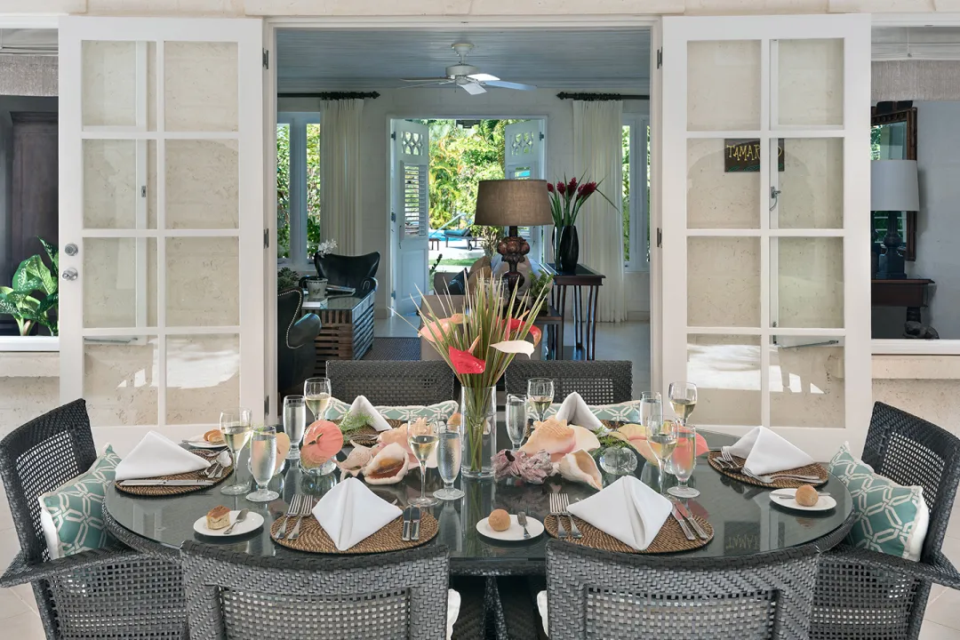 Coral-Reef-Club-Tamarind-Villa-Dining