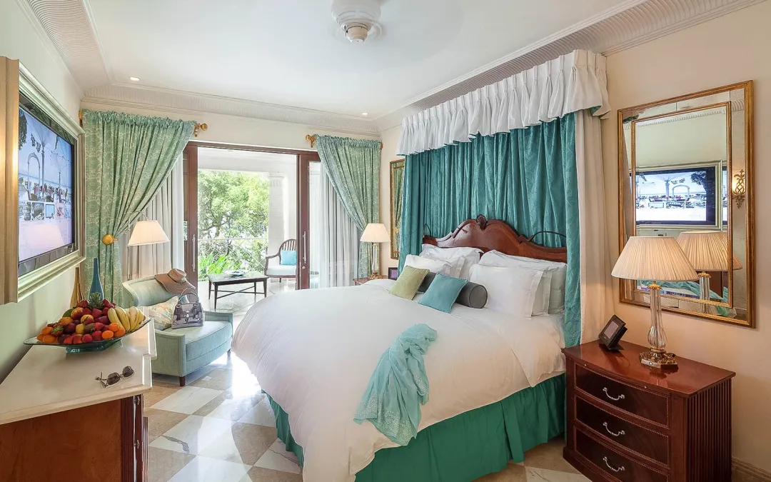 Sandy-Lane-Luxury-Orchid-Suite-King-Bed