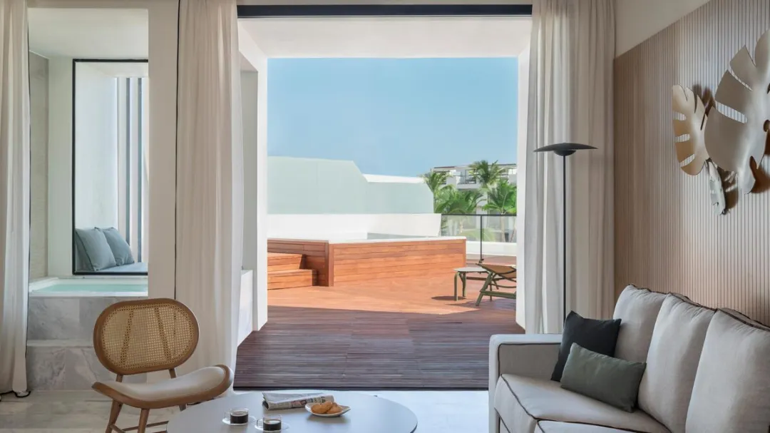 Odysseys Travel - Finest Punta Cana - Terrace Suite with Plunge Pool - Seating Aerial