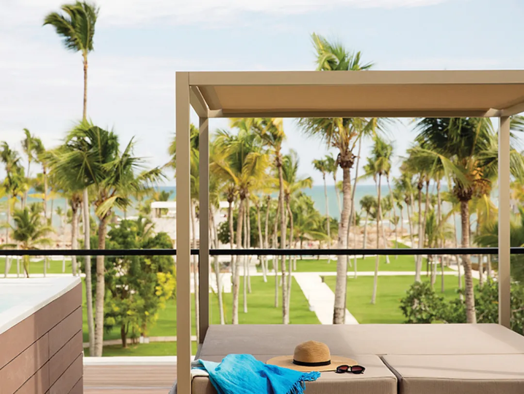 Odysseys Travel - Excellence El Carmen - Terrace Suite with Plunge Pool - Terrace Lounge