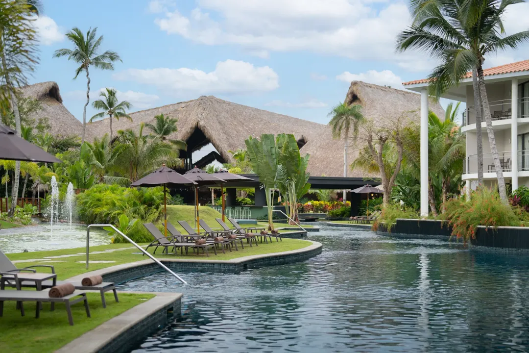 Odysseys Travel - Dreams Flora - Pool Below Lobby