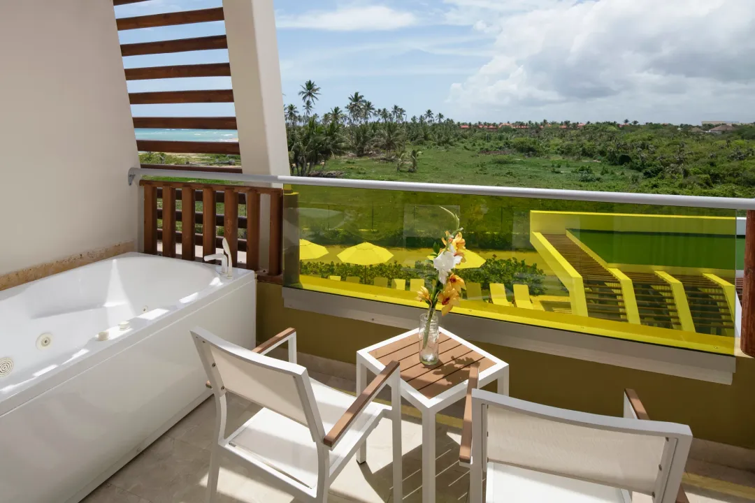 Odysseys Travel - Dreams Onyx - Junior Suite Garden View - Balcony Lounge