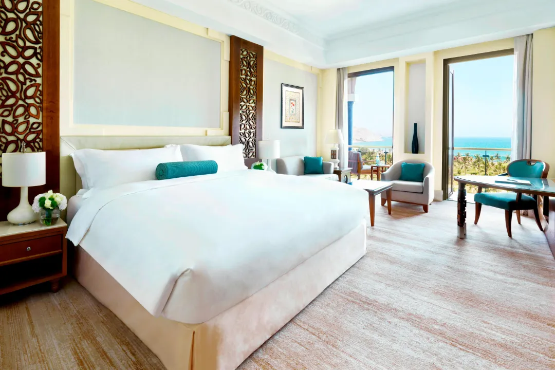 Al-Bustan-Palace-Deluxe-Sea-View-King-Bed