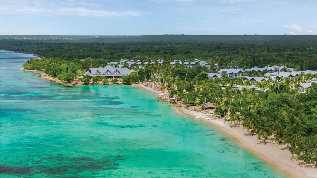 Odysseys Travel - Dreams La Romana Resort and Spa - Beach Aerial View