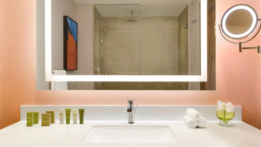 Odysseys Travel - Dreams La Romana Resort and Spa - Premium Garden View Two Queens - Bathroom