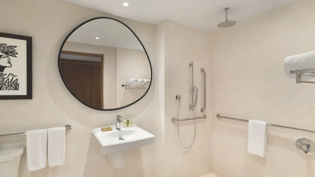 Odysseys Travel - Secrets La Romana Resort and Spa - Deluxe Garden View Two Queens - Bathroom