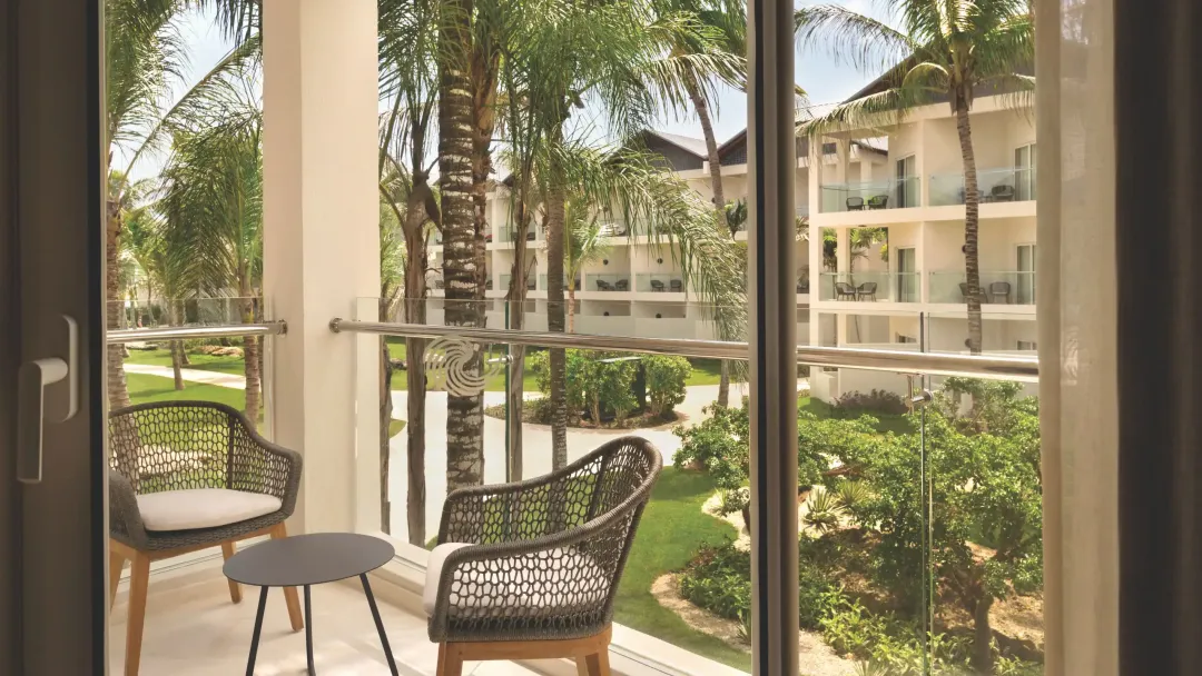 Odysseys Travel - Secrets La Romana Resort and Spa - Premium Garden View Two Queens - Terrace Lounge