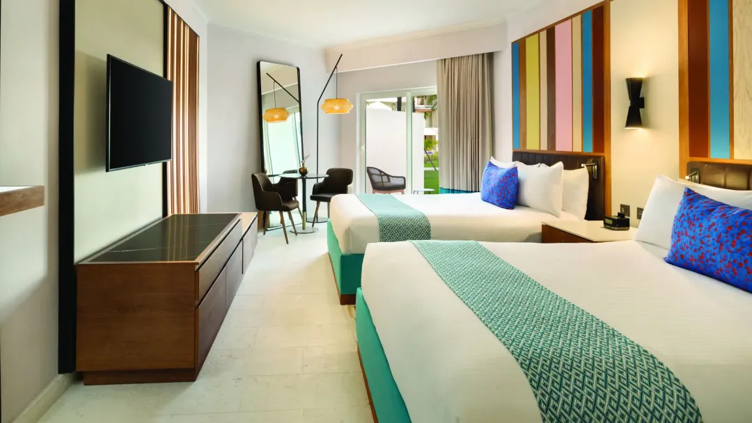 Odysseys Travel - Secrets La Romana Resort and Spa - Premium Garden View Two Queens - Queen Beds