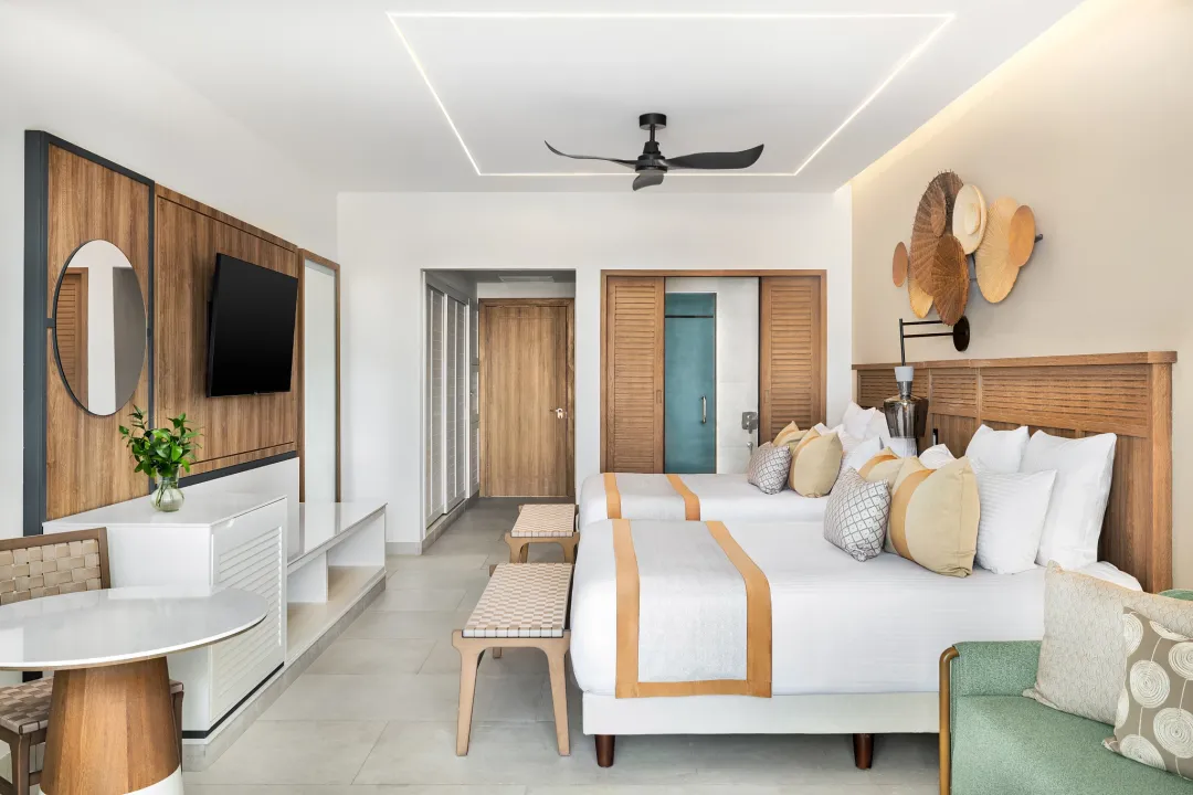 Odysseys Travel - Secrets Tides Punta Cana - Junior Suite Pool View - Bedroom (Twin)