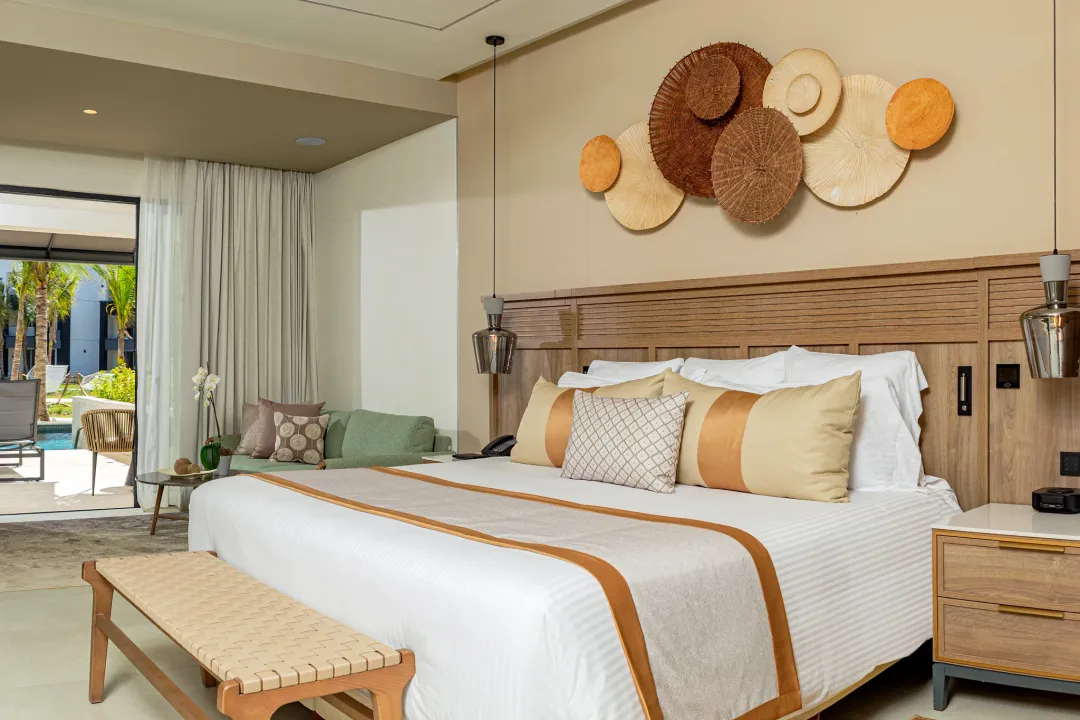 Odysseys Travel - Secrets Tides Punta Cana - Junior Suite Swim Out - Bedroom (King) 2