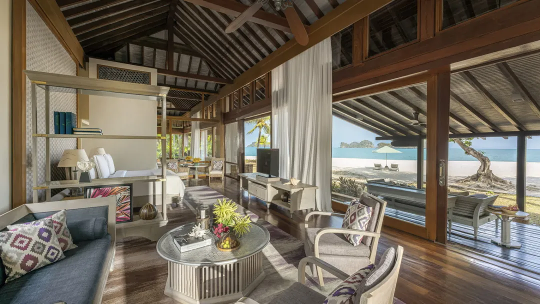 Four-Season-Resort-Langkawi-Beach-Villa-with-Pool-Living-Room