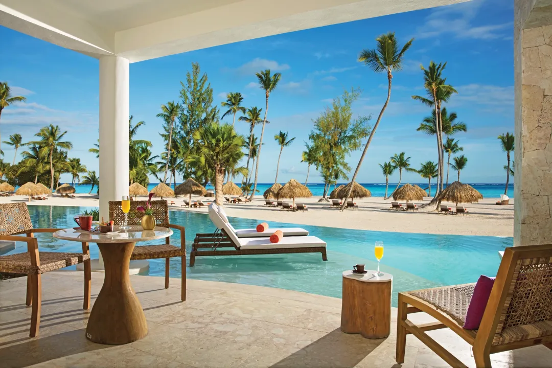 Secrets Cap Cana Resort  - Ocean Front Pool Terrace Lounge