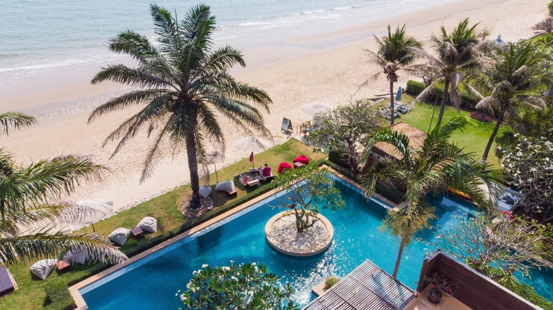Aleenta Hua Hin - Beachfront Pool Access Suite -Aerial View