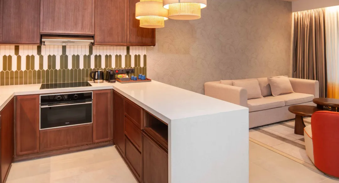 Canopy Hilton Seychelles - One Bedroom Apartment Garden View - Kitchen