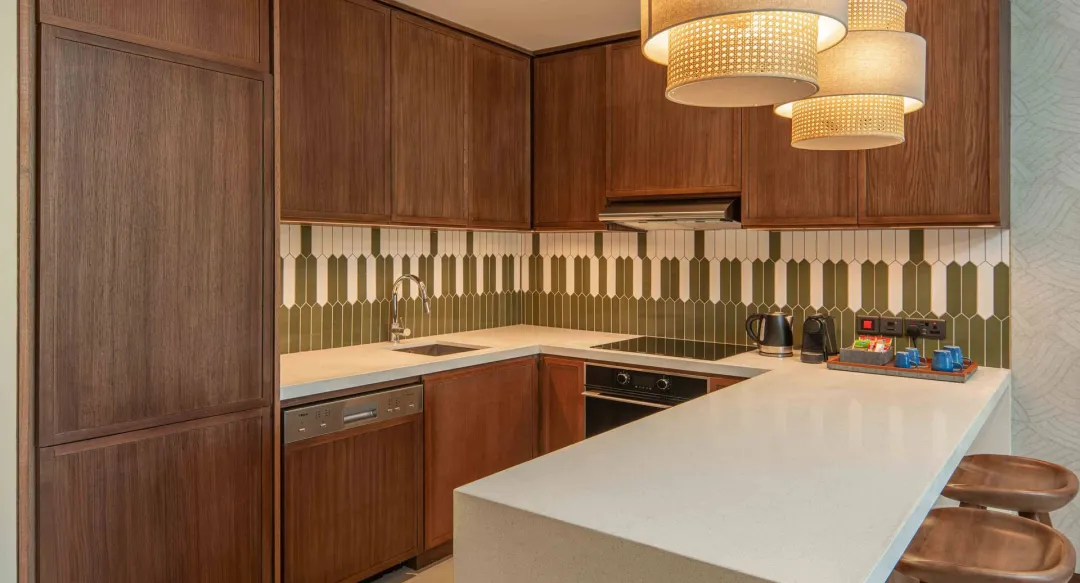 Canopy Hilton Seychelles - One Bedroom Apartment Garden View - Kitchen Detail