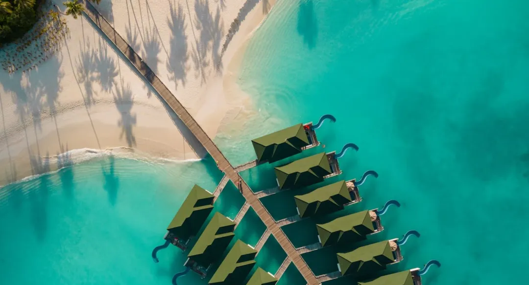 Siyam World Maldives - Water Villa - Aerial Image