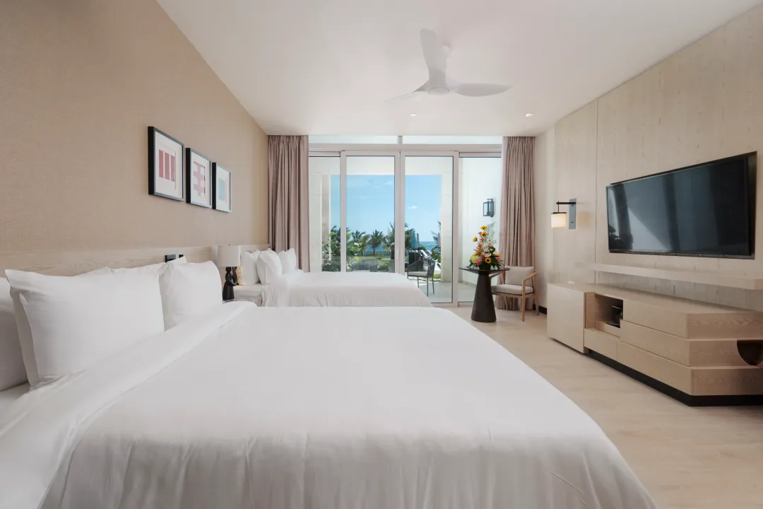 Wyndham Grand Barbados - Deluxe Resort View - Two Queen Beds