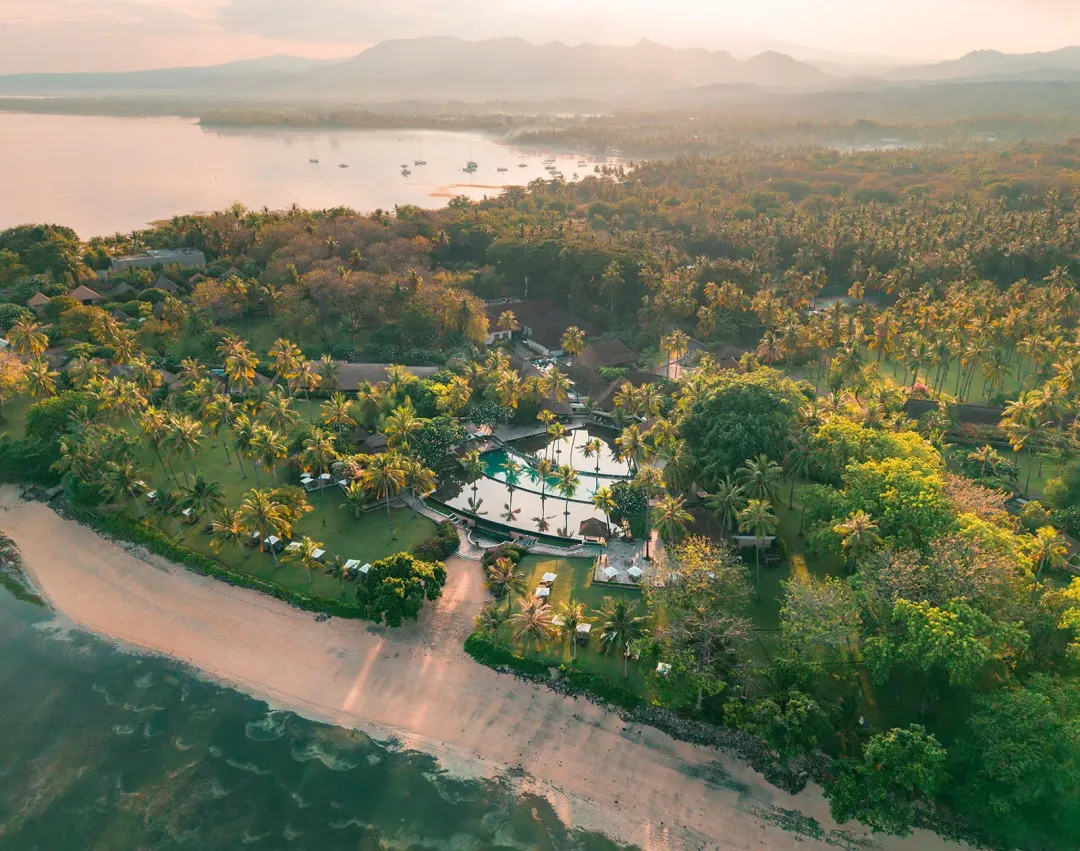 The-Oberoi-Beach-Resort-Lombok-Aerial-View
