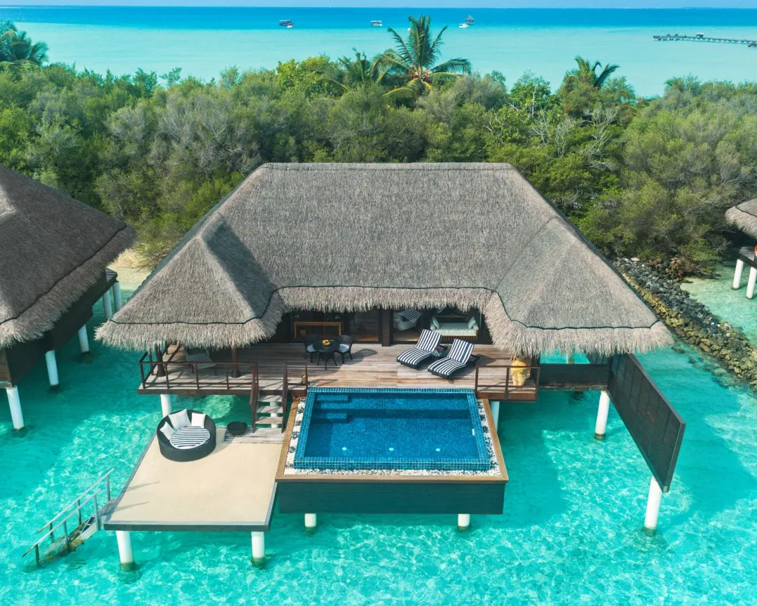 Taj-Exotica-Resort-and-Spa-Maldives-One-Bedroom-Sunrise-Overwater-Suite-with-Pool-Aerial-View