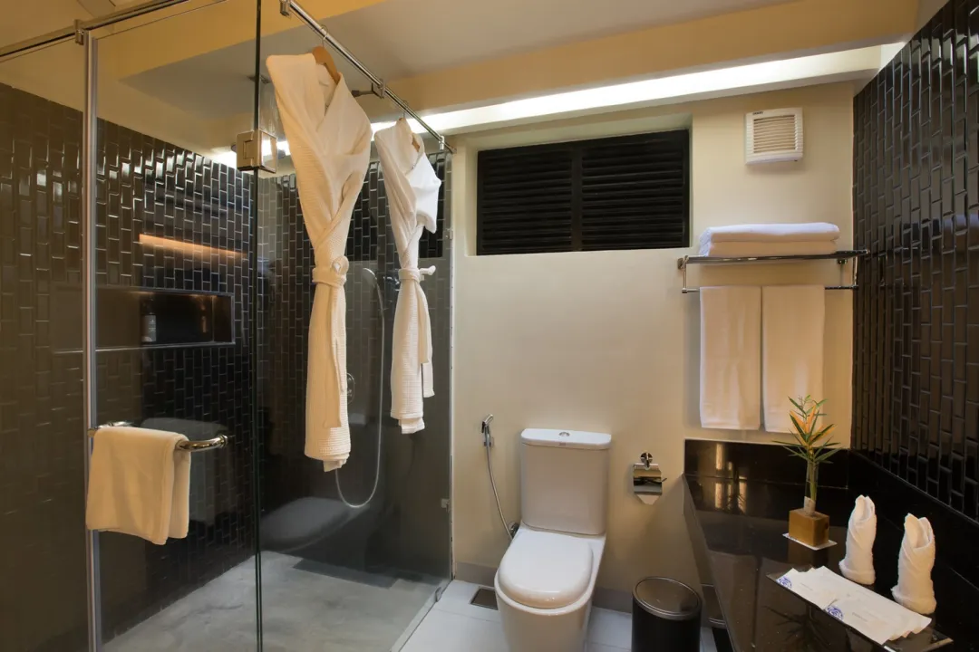 Club Hotel Dolphin - Sea View Villa - Bathroom