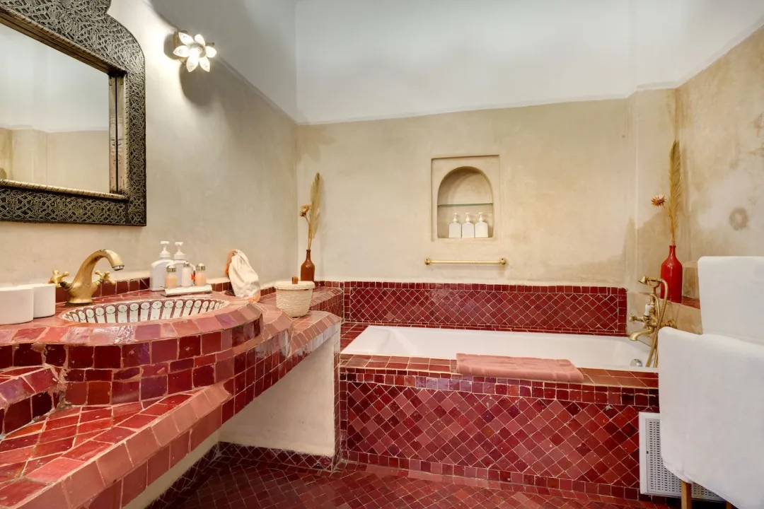 Riad Blanc Junior Suite - Bathroom