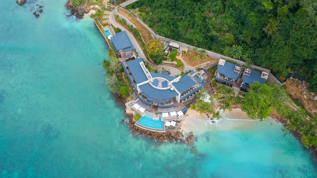 Mango House Seychelles - Aerial View