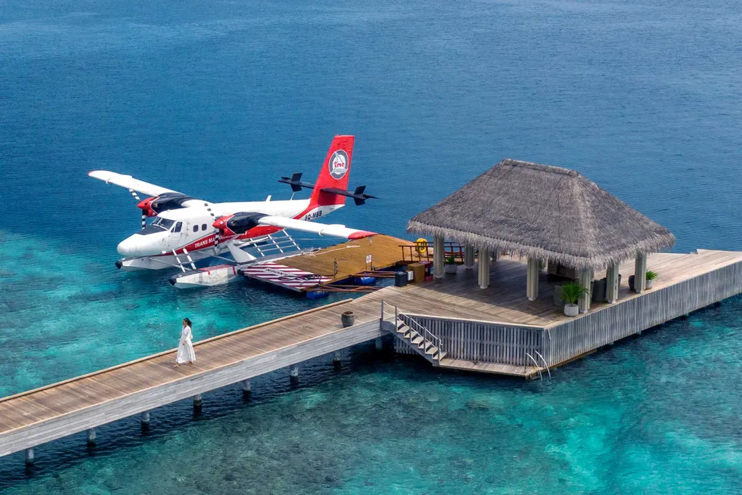 Baglioni Maldives - Seaplane Arrival