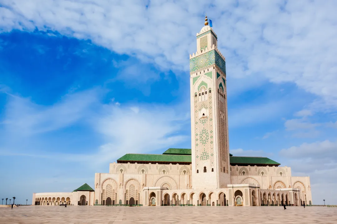 The Hassan ll Mosque Casablanca Morocco