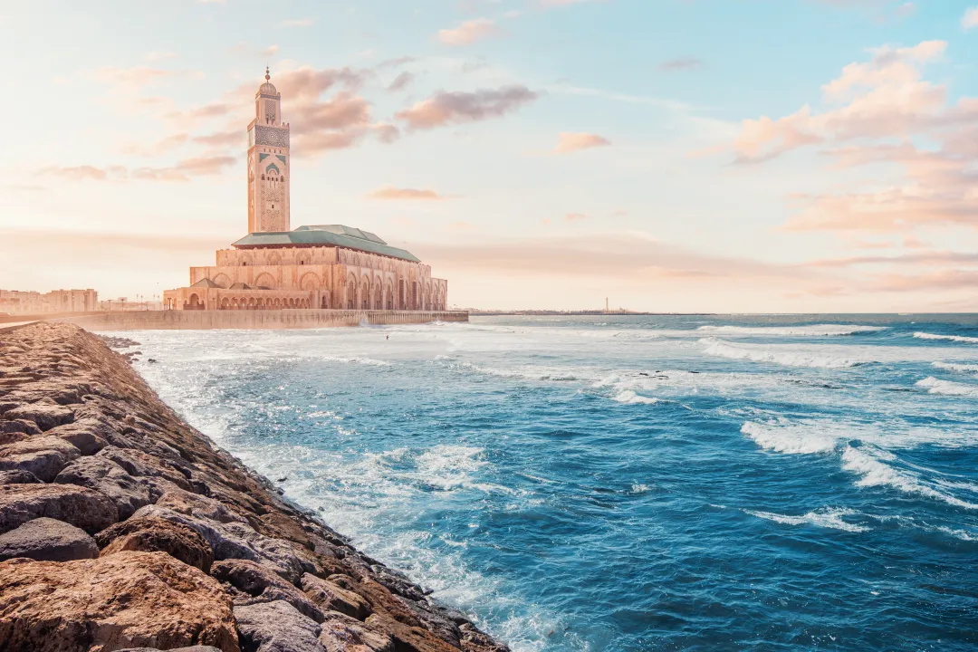 The Hassan ll Mosque with Sea View Morocco