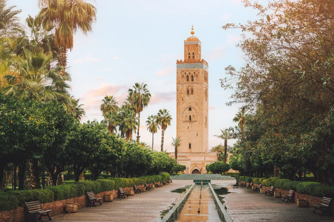 The majestic Koutoubia Mosque