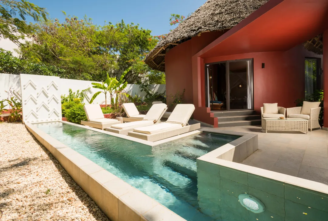 Jungle Villa - Pool Lounge