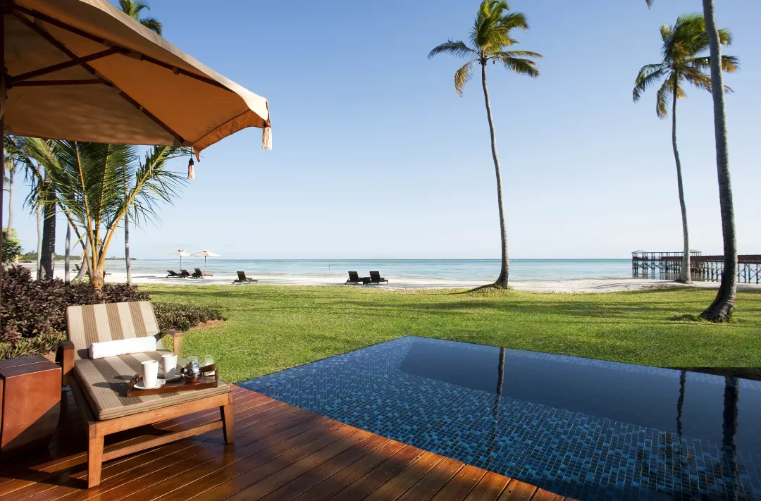 The Residence Zanzibar - Terrace Pool with Sea View