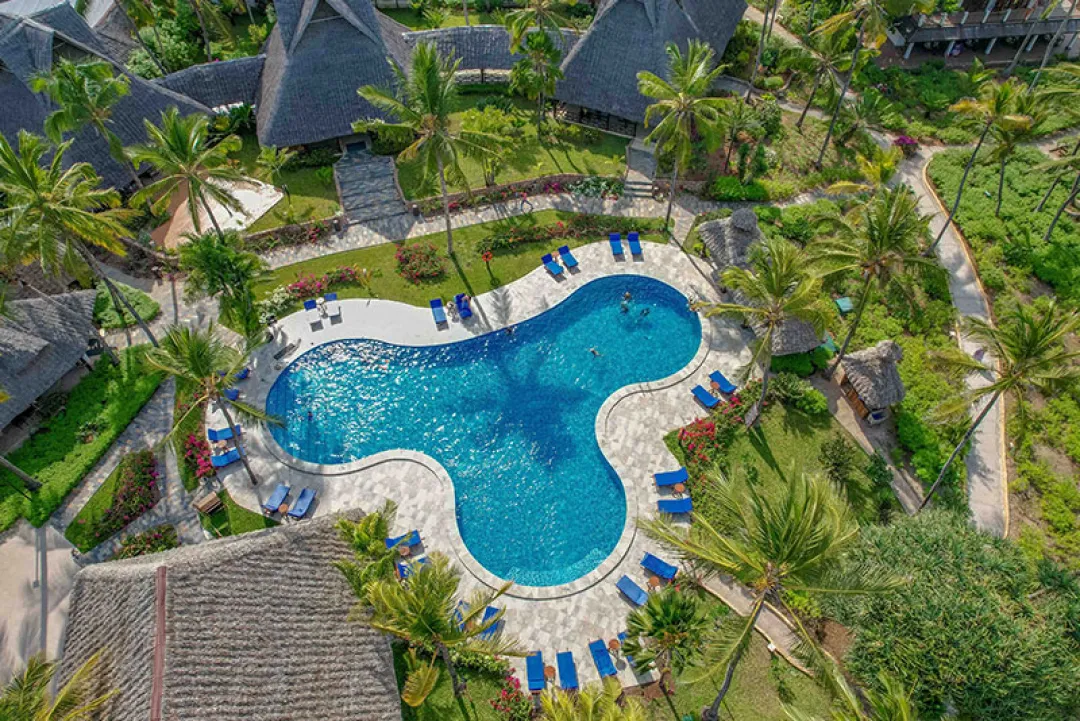 Breezes Beach Club and Spa - Pool Over View
