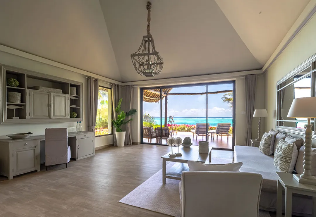 Zawadi Ocean Front Villa - Living Room