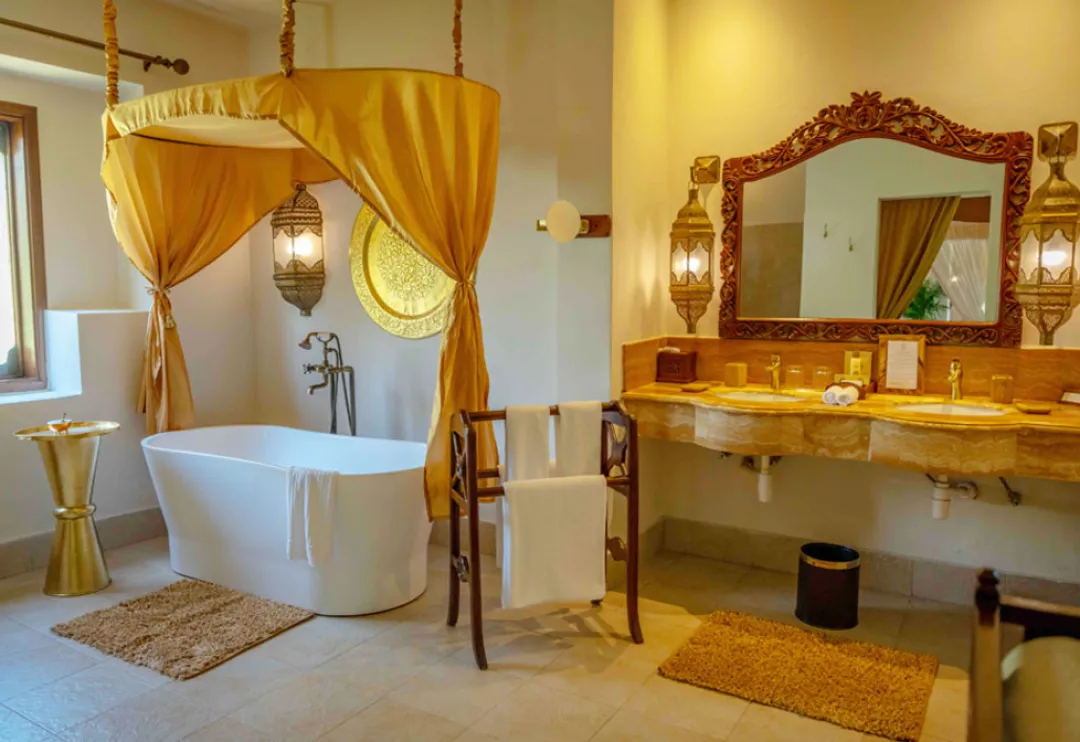 Ocean Front One Bedroom Villa - Bathroom