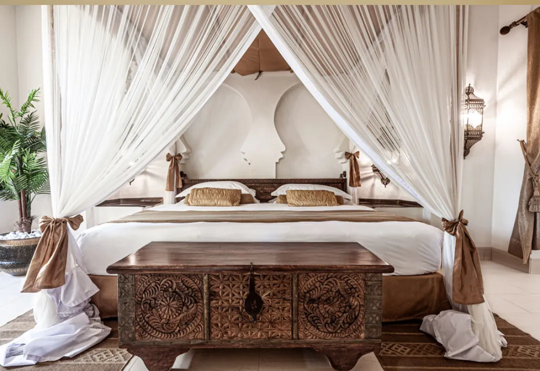 Ocean Front One Bedroom Villa - Bedroom