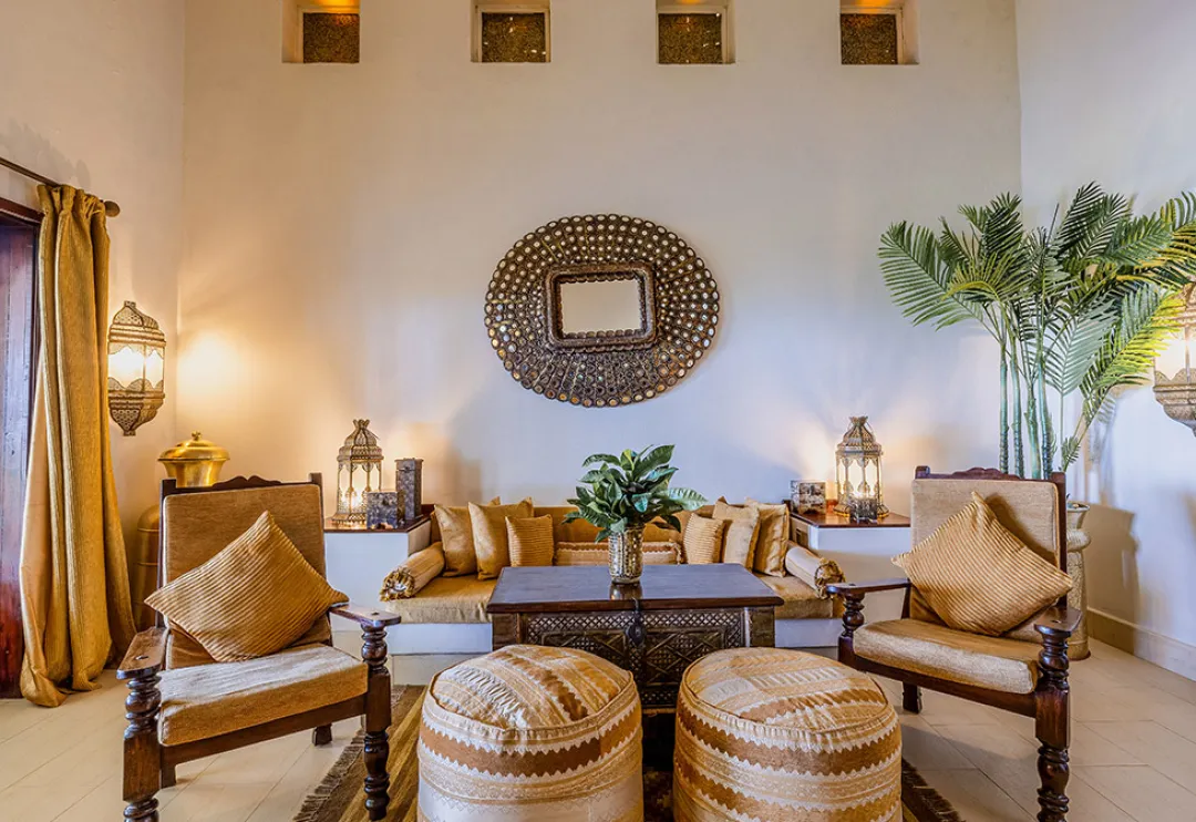 Royal Beach Two Bedroom Villa - Living Room