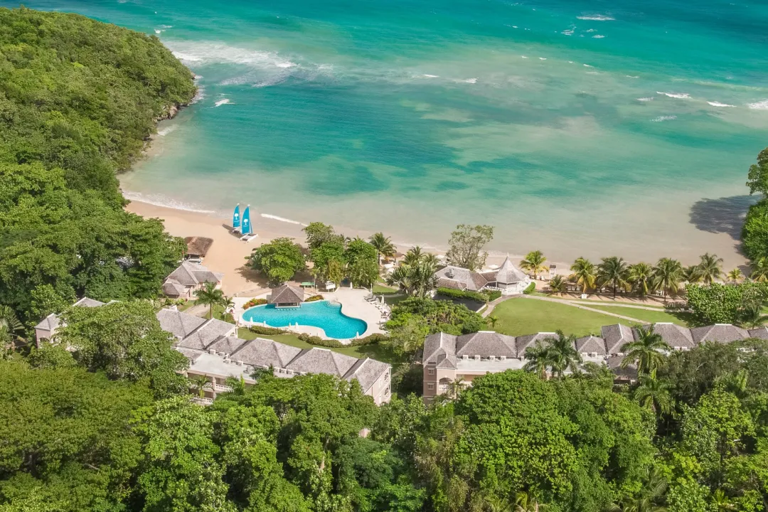 Couples Resorts Sans Souci -Beach Aerial