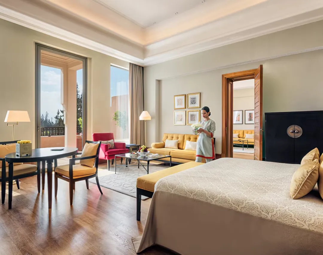 Deluxe Room with Private Terrace - Bedroom With View