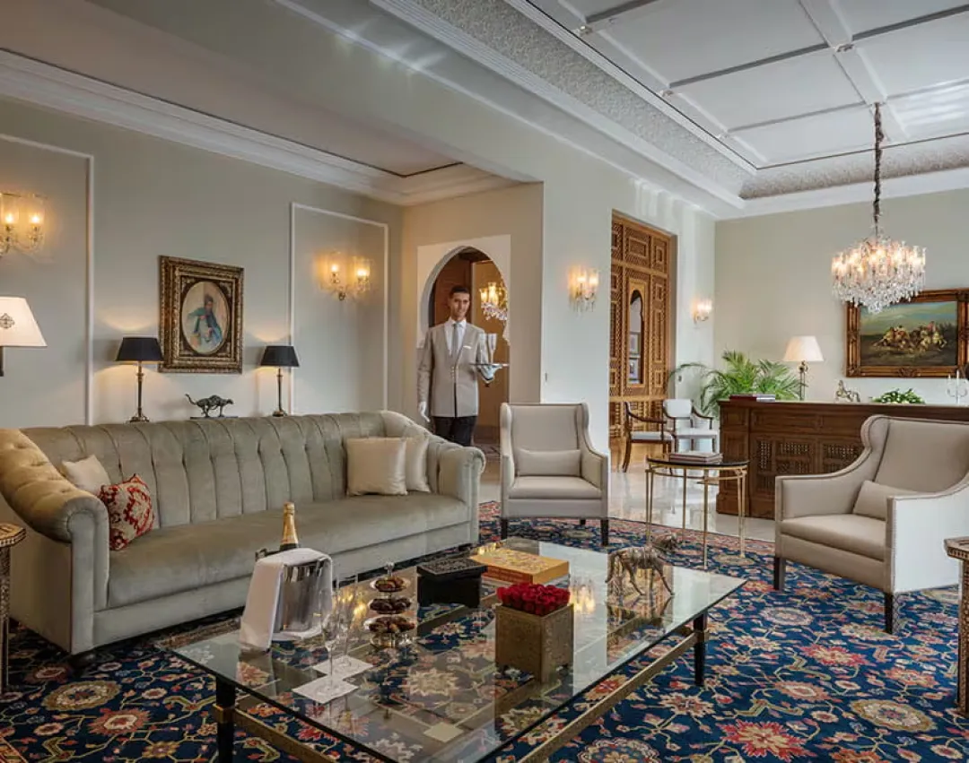 Royal Suite with Private Pool - Living Room