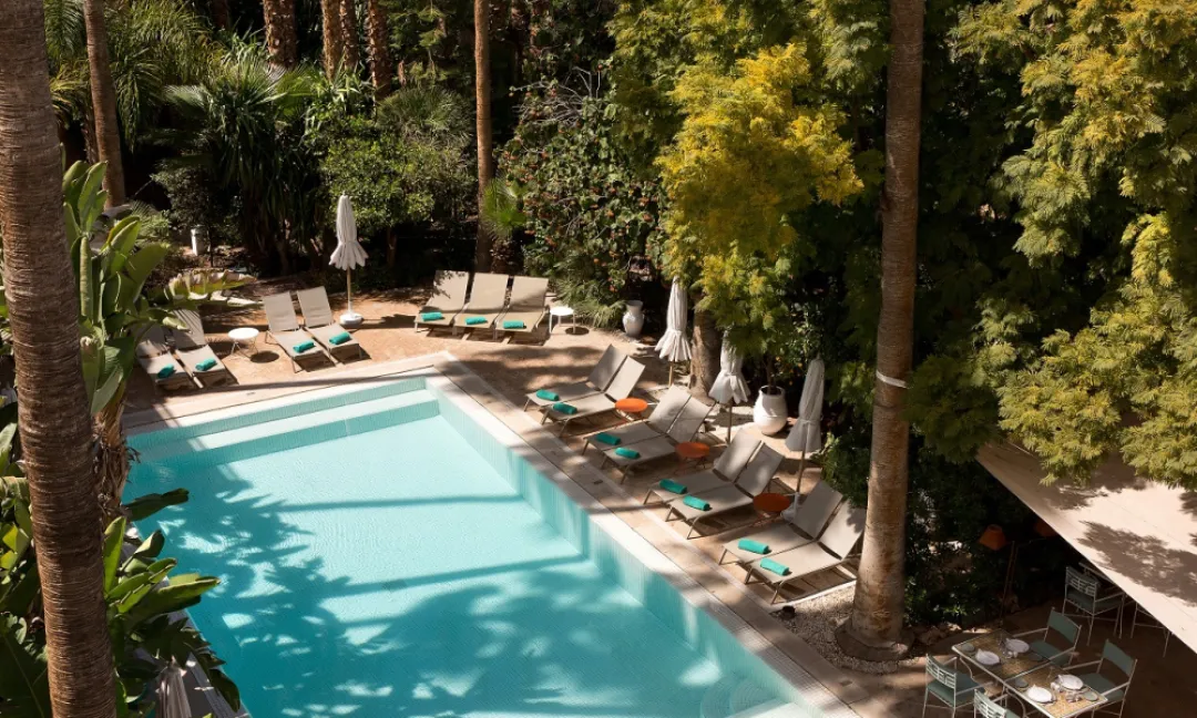 Les Jardins De La Medina - Pool View
