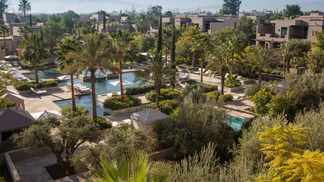 Four Seasons Resort Marrakech - Pool Over View