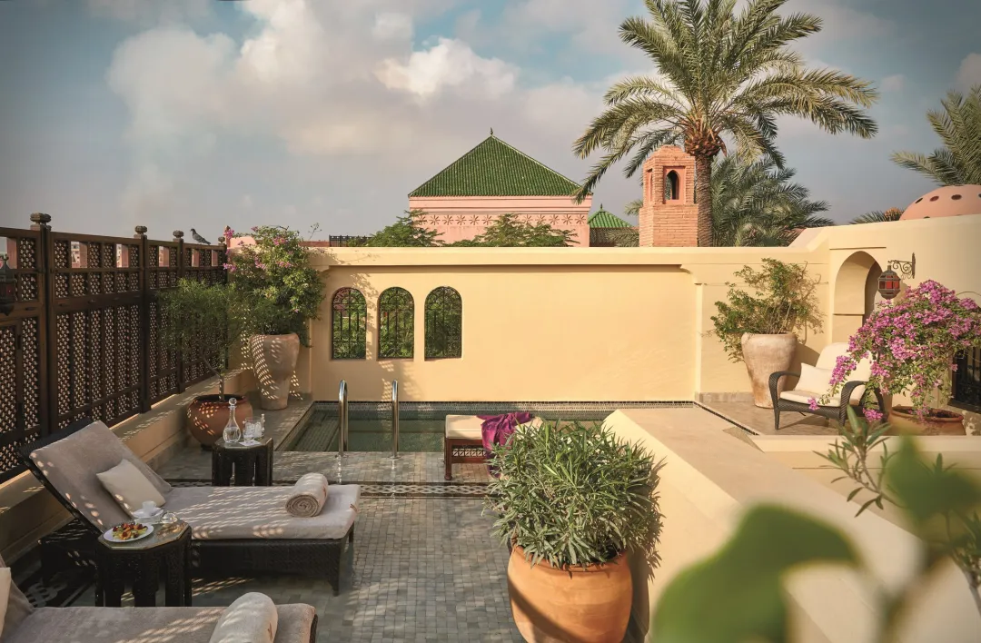Two Bedroom Privilege Riad - Terrace Pool