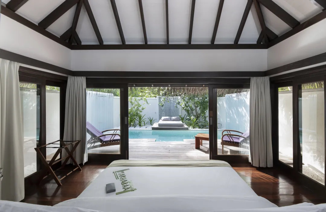 Island Villa with Pool - Bedroom