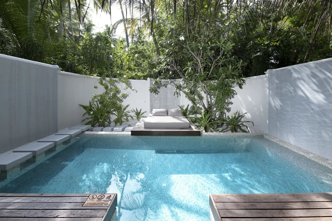 Island Villa with Pool - Pool View