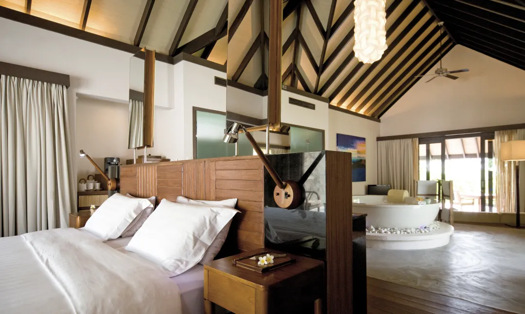 Beach Villa With Pool - Bedroom View